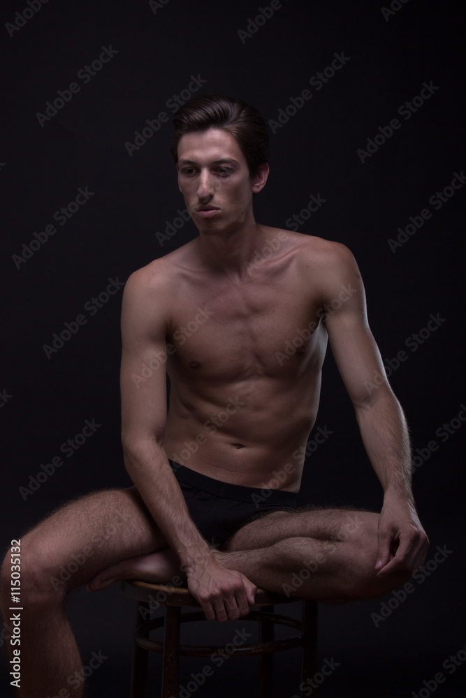 Naked Skinny Men 12595
