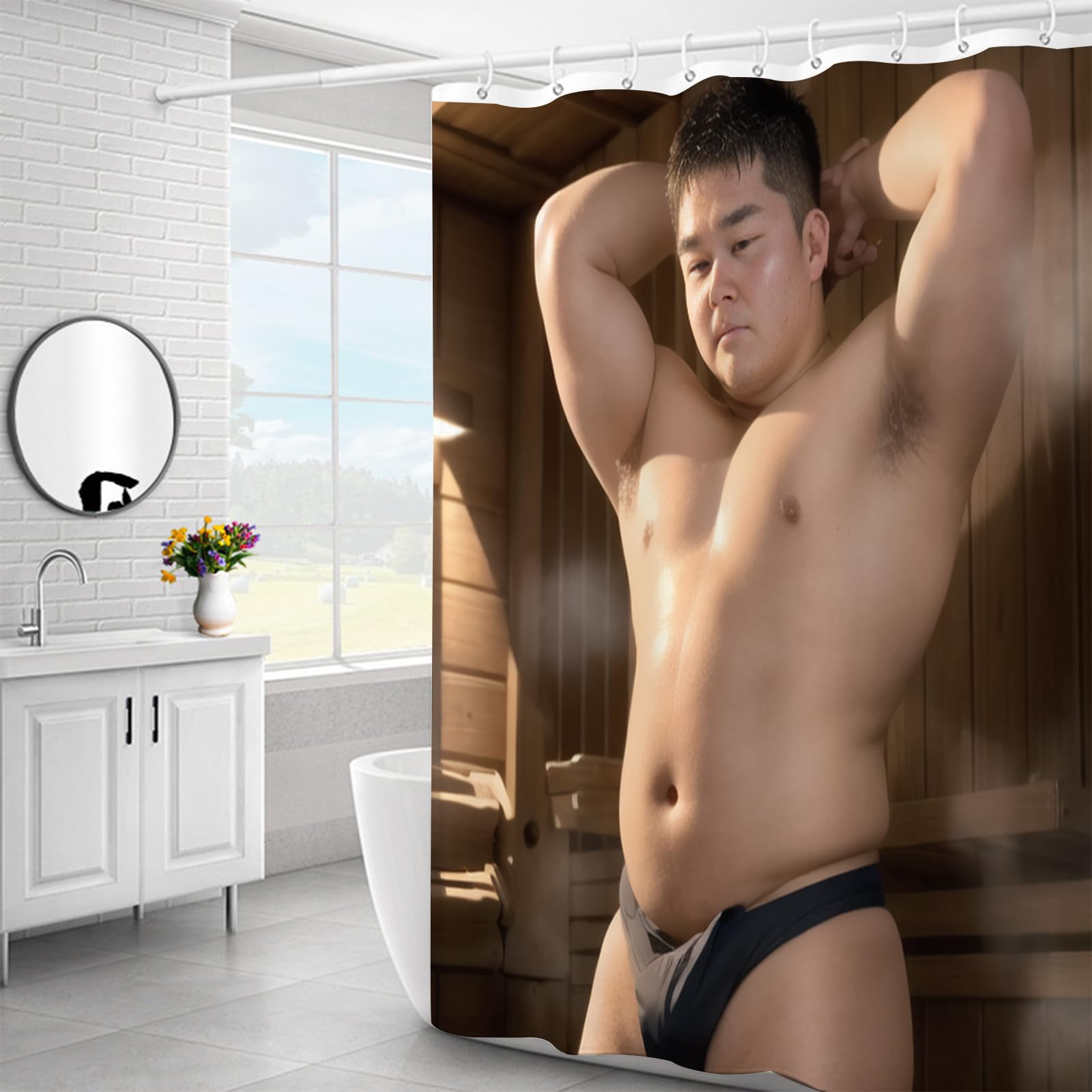 devi indra add Nude Men Bathroom photo