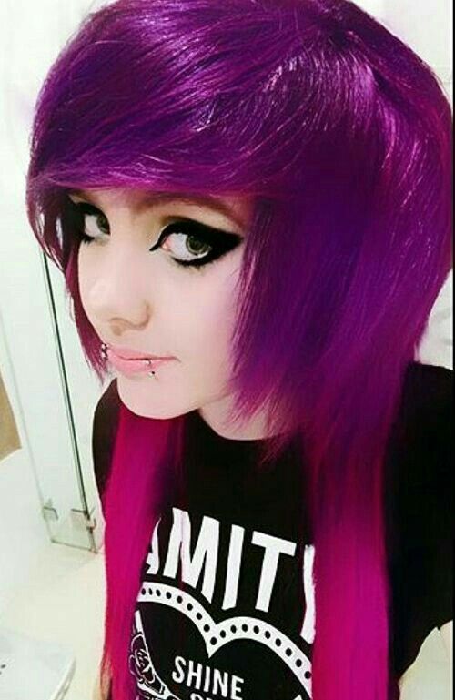domingo vega add Purple Hair Emo photo