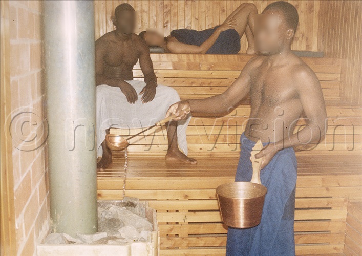Erection In Sauna 928
