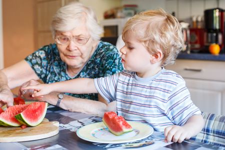 benjamin rubi add Grandma Eating Come photo