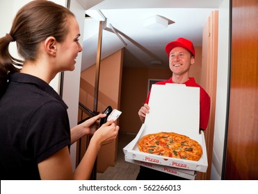 brooke barrette add Flashing Pizza Delivery photo