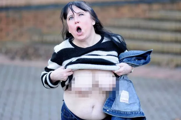 abby mazzie add Fondling Big Breasts photo