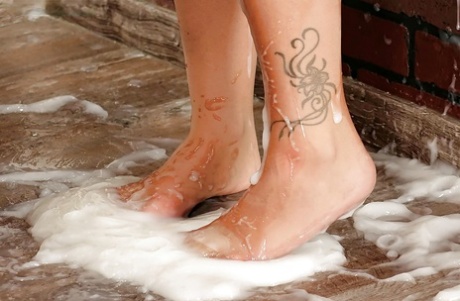 britt tolbert add Foot Bukkake photo