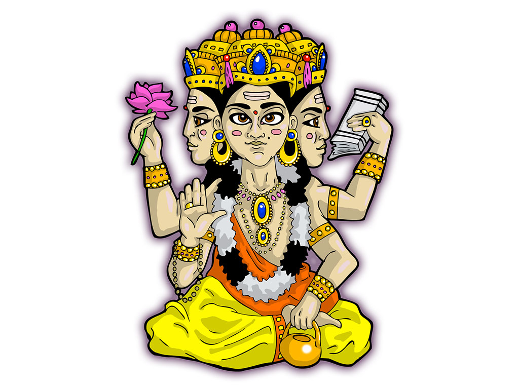 daler singh add Goddess Trinidy photo