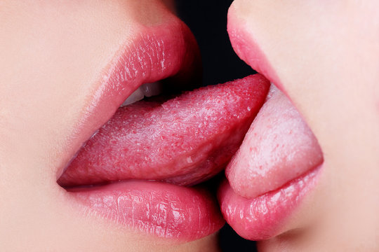 brian estock add Hot Lesbian Tongue Kiss photo