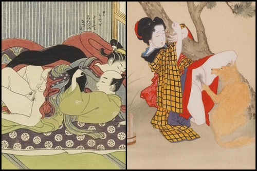 anne lewing add Lesbian Shunga photo
