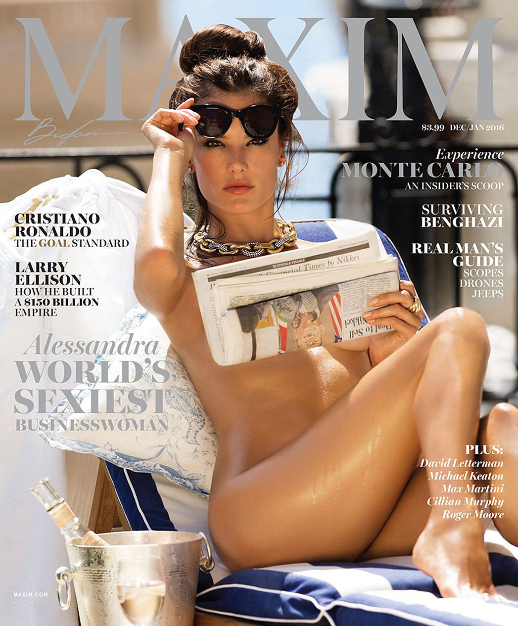 brijette gray add Maxim Naked photo
