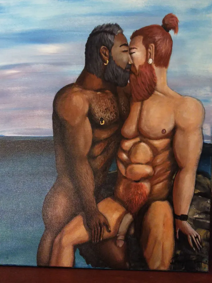 david pullar add Men Kissing Nude photo