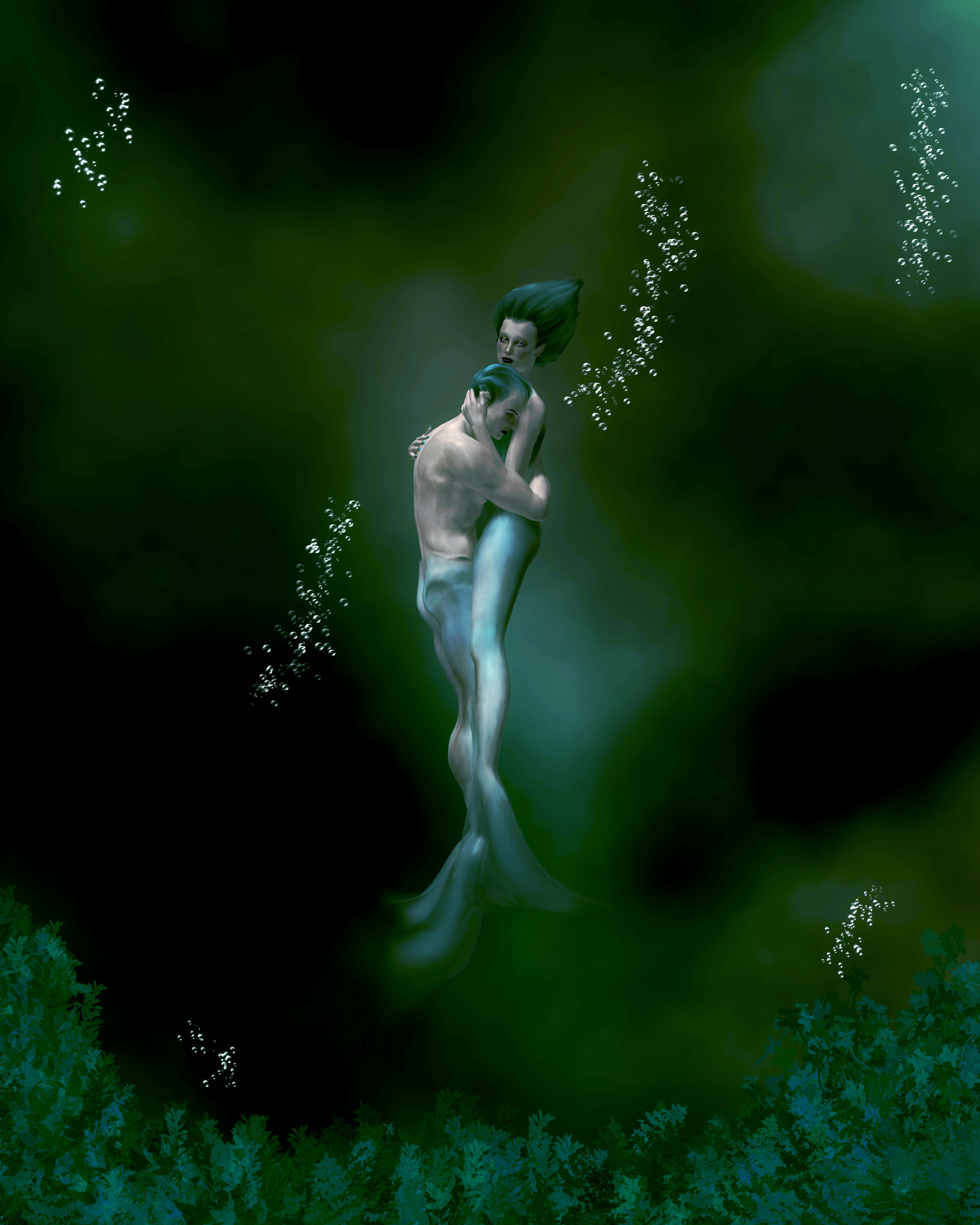 Mermaid Anal 6124