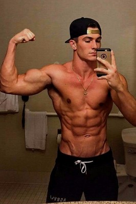 christine lacroix add Muscle Man Cums photo