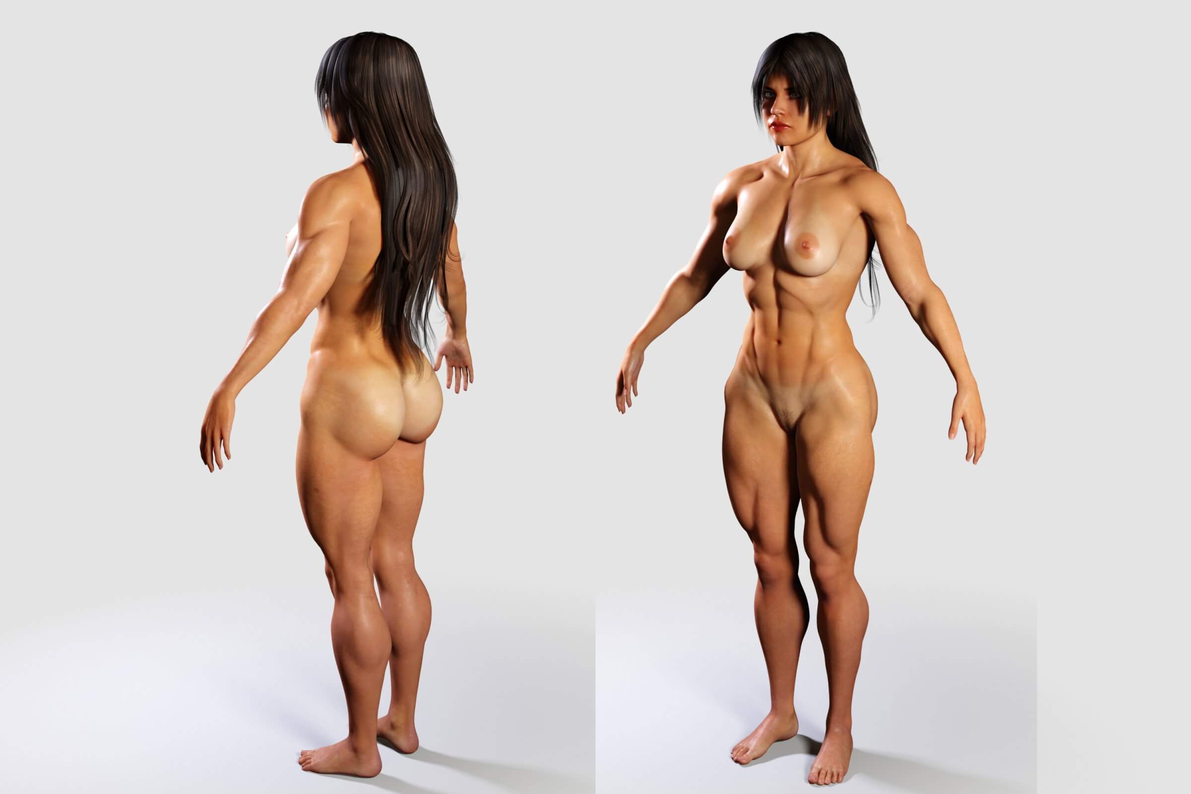 acel ramos add Muscular Babes Nude photo