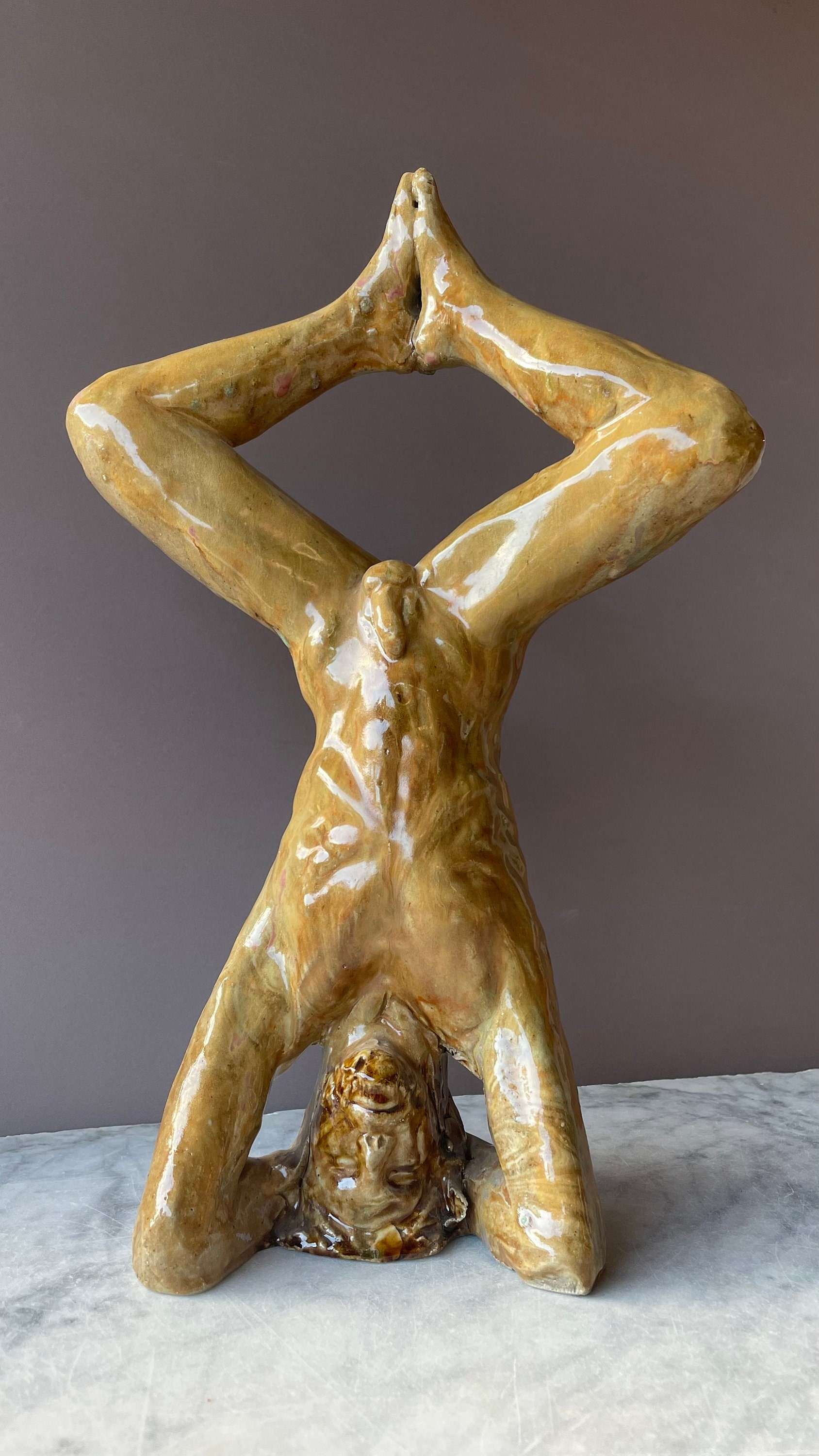 claire ignacio add Naked Headstand photo