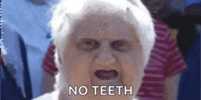No Teeth Old Lady 13817
