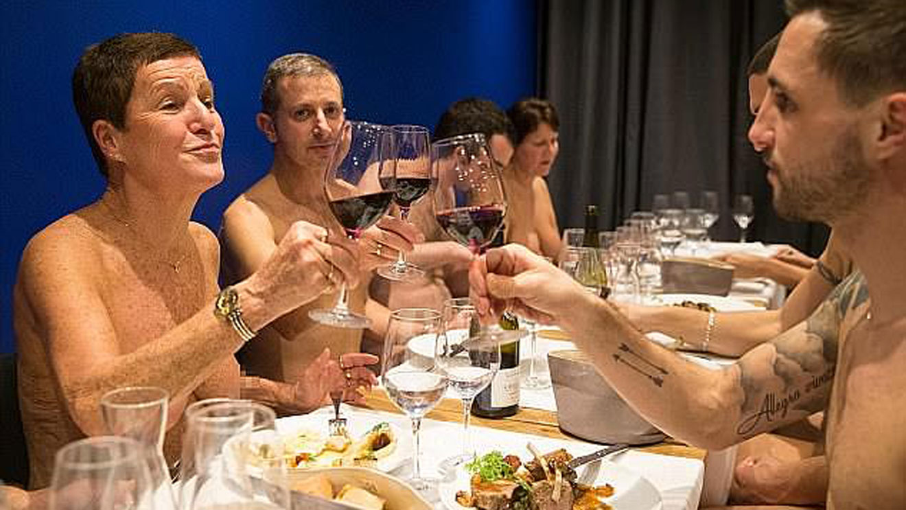 david j lewis add Nude In Restaurant photo