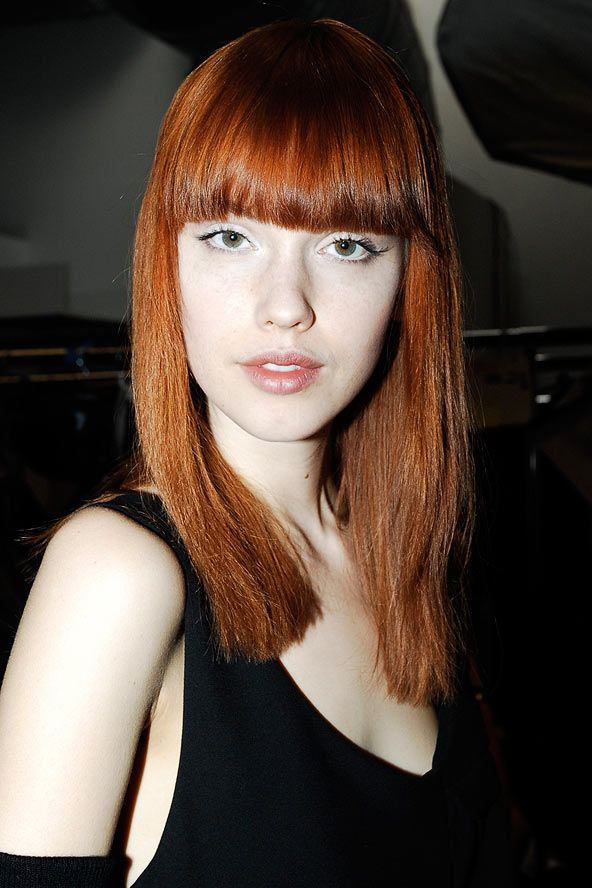 damien davila add Redheads With Bangs photo