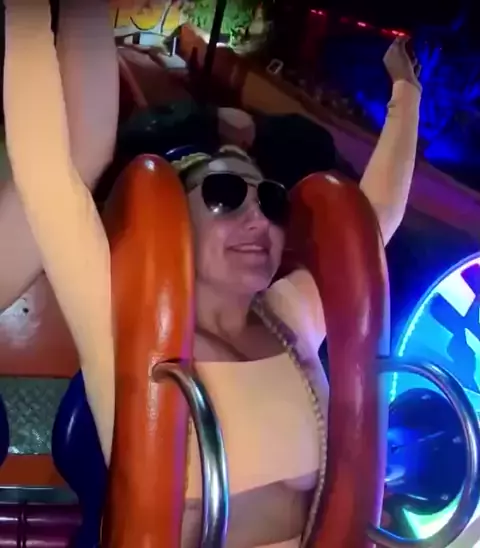 andrea wolcott add Rollercoaster Nipple Slip photo
