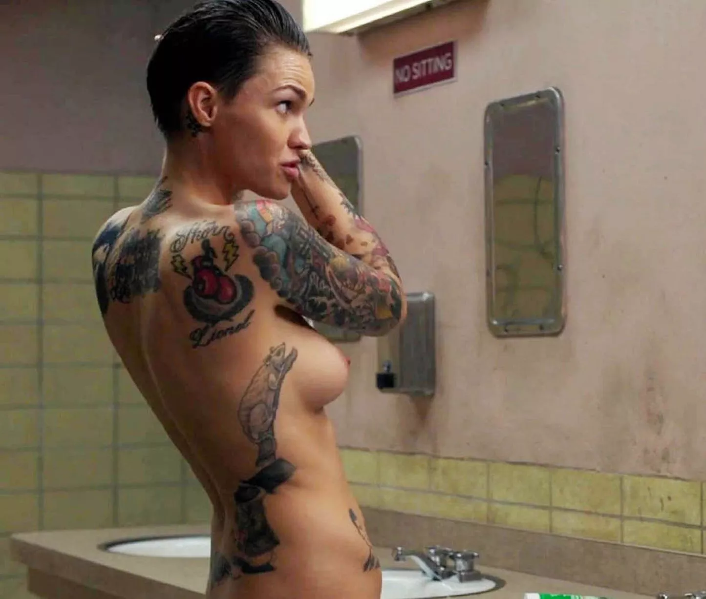 denise guttridge add Ruby Rose Naked photo