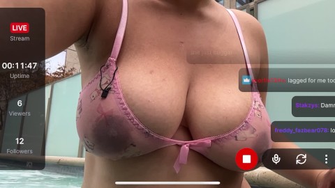 bosco yong add Streamer Nip Slip photo